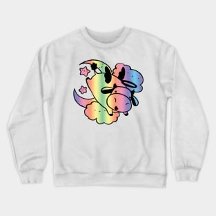 Rainbow Angel Cow Crewneck Sweatshirt